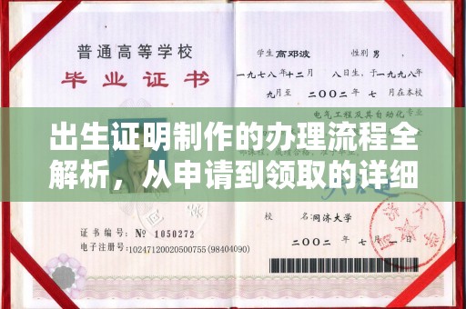 宁洱出生证明制作的办理流程全解析，从申请到领取的详细指南